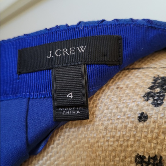 JCrew Lace Cobalt Skirt - Picture 6 of 7